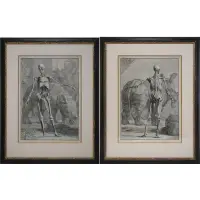 Charles Grignion the Elder, Untitled, Two Anatomical Prints: (i) Skeleton with Rhinoceros, Front View] Plate IV