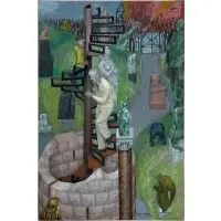 Henry Koerner, Untitled, Gouache on board