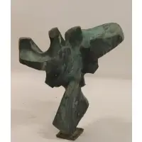 James Knowles, Untitled, Abstract bronze sculpture of an Eagle