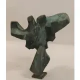 James Knowles, Untitled, Abstract bronze sculpture of an Eagle