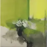 Mia Blumenstock, Abstract composition, Oil on canvas