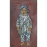 Marion Greenwood, Chinese Street Urchin, Mixed media