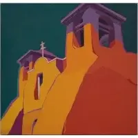Jk Lamkin, San Franscisco De Asis #103, Oil on canvas