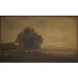 Hermann Fuechsel, Hudson River Scene, Oil on canvas