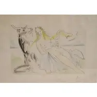 Salvador Dalí, Untitled, Pencil signed and numbered 94 / 120 etching