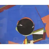 Budd Hopkins, Untitled, Collage signed and dated 1970
