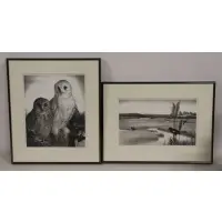 Untitled by Stow Wengenroth, 2 pencil signed prints, numbered ed, sold Feb 2024