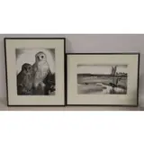 Stow Wengenroth, Untitled, 2 pencil signed prints, numbered ed