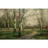 Karl Kaufmann, B. Lambert, Oil on board