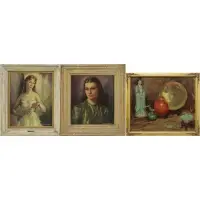 Edith Morehouse, The Rose, (a) oil on board