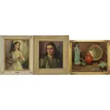 Edith Morehouse, The Rose, (a) oil on board