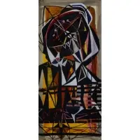 Edmond Casarella, Dilemma, Mixed media on paper