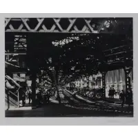 Under the L by Berenice Abbott, Gelatin Silver Print, sold Nov 2023