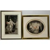 Casanova by Louis Icart, Dry point etchings, sold Nov 2023
