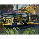 Susan Severson, Travel Agent, Oil on canvas