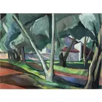 Charles Phillippe Perrot, Untitled, Oil on paper