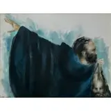 Rafael Coronel, Figure with Head, Mixed media on paper