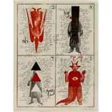 Grisha Bruskin, 88, Colored lithograph