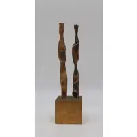 Sergio Castillo, Two Figures, Bronze