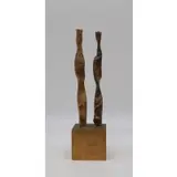 Sergio Castillo, Two Figures, Bronze