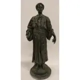 Charles Masse, Jeune Arabe, Large Bronze Sculpture of an Arab boy