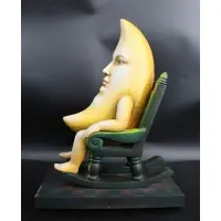 Sergio Bustamante, Surrealist moon on a rocking chair