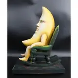 Sergio Bustamante, Surrealist moon on a rocking chair