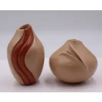 Marcella Yepa, Jemez Pottery vase together with an Iris Nampeyo Pottery Vase
