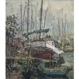 Tan Choh Tee, Tonhang, Oil on canvas