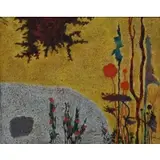 Yohanan Simon, Untitled Vegetation Landscape, 1962, Oil on canvas