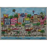 Charles Fazzino, South Beach, 3D Serigraph