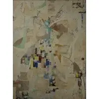 Murray Tinkelman, Abstract Composition, 1956, Large oil on board