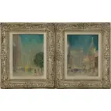Johann Berthelsen, Pair of New York City Street Scenes