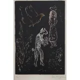 Marc Chagall, Nuit d'Ete (Summer's Night), 1973, Lithograph on Arches paper