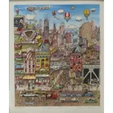 Charles Fazzino, My Kind of Town, 3-D serigraph in colors on paper