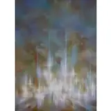 Large Abstract Composition by Leonardo Nierman, Oil on board, sold Oct 2023