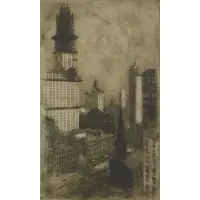 Frank Arthur Nankivell, Untitled, Etching
