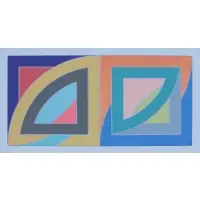 Frank Stella, Port aux Basques, from Newfoundland Series, Lithograph and screenprint in colors, on Arjomari paper