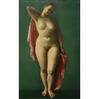 Gladys B. Davis, Standing Nude, Oil on canvas