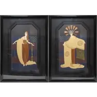 Étienne Picart, American Millionaires, Serigraph with Foil Stamping