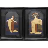 Étienne Picart, American Millionaires, Serigraph with Foil Stamping