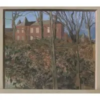 Robin Ian Rae, The Old Asylum, Oil on canvas, 1996