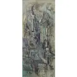 Yuen Chinn, 61. From a Yonkers, NY collection. Dimensions: 36, Oil on canvas