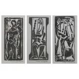 Max Weber, Group of 3 Untitled Abstract Figures