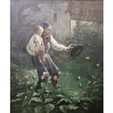 Luigi Bechi, (ITALIAN, 1830-1919), Oil on canvas
