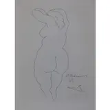 Pablo Picasso, Femme vue de Dos, Etching on wove paper