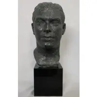 Marguerite Cousinet, M. Cousinet, Bronze on black cube base