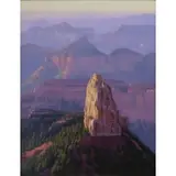 John Dennis Cogan, When Morning Light Gilds the Canyon, Acrylic on canvas