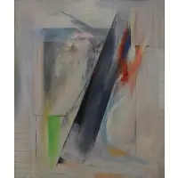 Paul Brach, Blade, Oil on canvas
