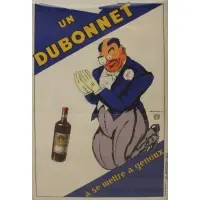Jules Isnard Dransy, Un Dubonnet, Large lithographic poster